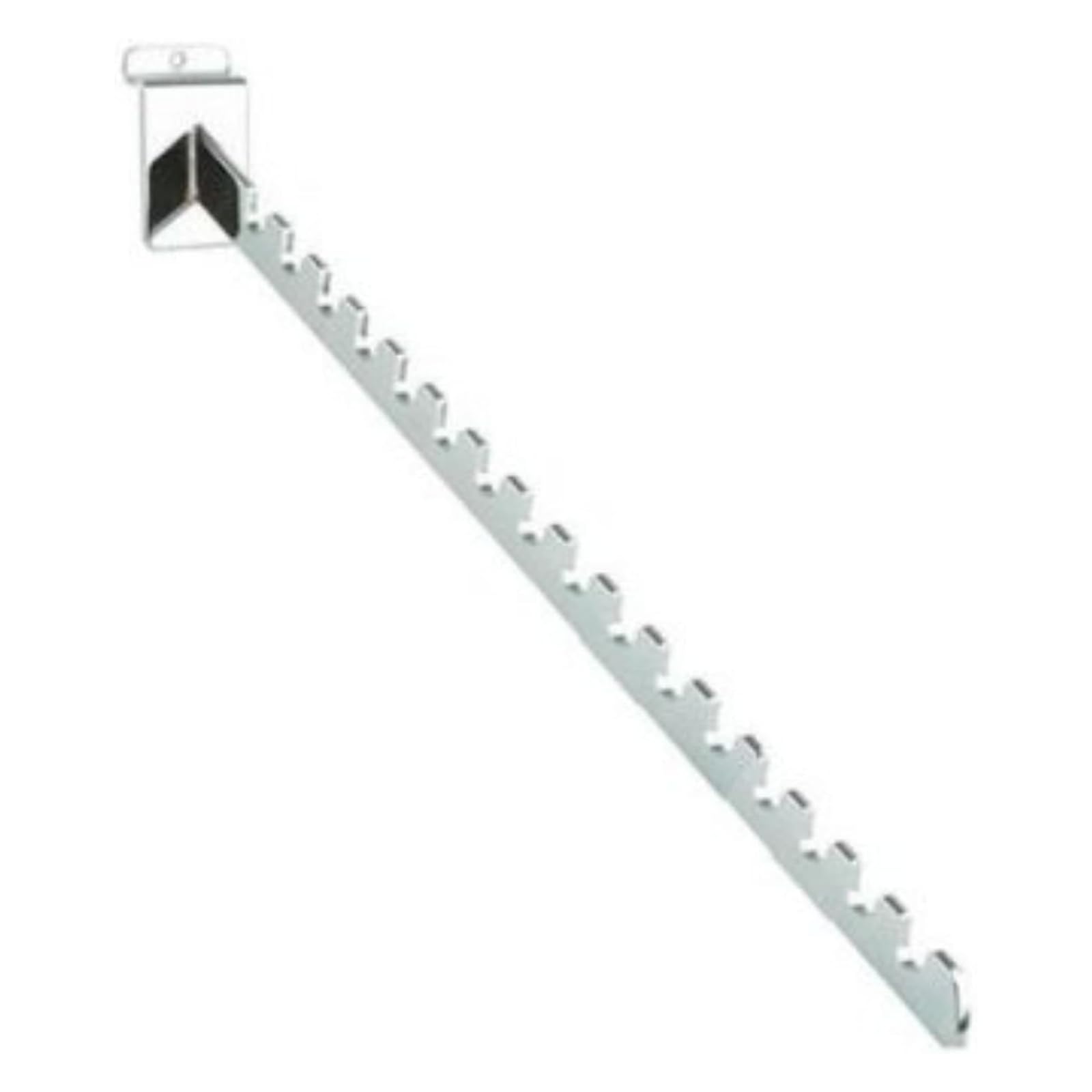 Slatwall 16 Notch Waterfall Arm for Retail Clothes Display