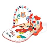 Materiales de primera calidad: Esta tapete de actividades musical para gatear cuenta con una estructura suave y resistente que proporciona un excelente soporte y amortiguación, garantizando una experiencia de juego más segura. El material de la superficie es agradable para la piel, duradero y resistente a la deformación. Además, es extraíble y fácil de limpiar, lo que facilita el mantenimiento diario y es ideal para uso prolongado en interiores.