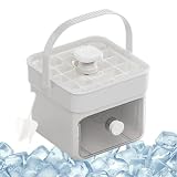 Stampo Per Con Coperchio E Manico - Vassoio Per Riutilizzabile A Doppio Strato | Utensile Da Cucina Per Bevande Fredde, Pressa A Rilascio Facile, Per Cocktail, Caffè, Tè, Whisky, Riu