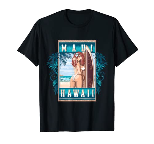 Nena de surf de Maui Camiseta