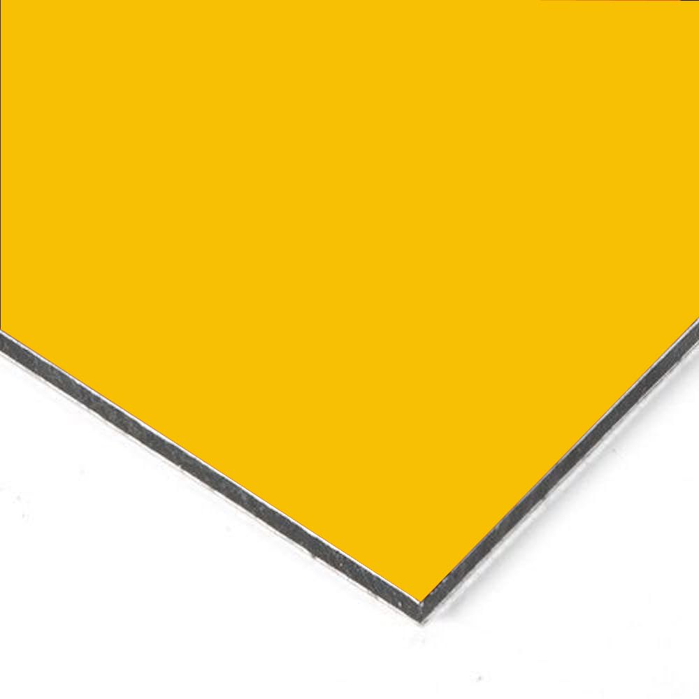 Falken Design Aluminium Composite Panel Yellow 24 in. x 24 in. x 1/8 in.