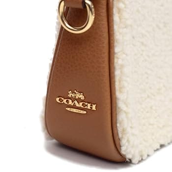 良品　COACH　コーチ　アクセサリーポーチ　ゴールドチェーン　ノリータ　シボ革 良品 COACH コーチ アクセサリーポーチ ゴールドチェーン