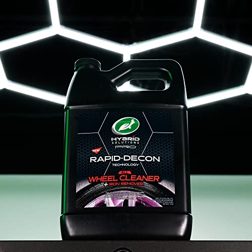 Image of Turtle Wax 53760 Hybrid Solutions Pro All Wheel Cleaner and Iron Remover, 1 Gallon, Black, 128 Fl Oz. (Pack of 1)