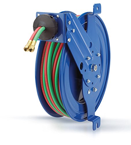 Image of Coxreels SG17W-150 Side mount welding hose reel with guide arm 1/4"x50