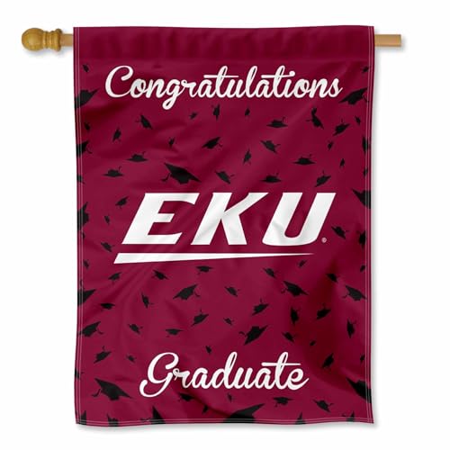 Eastern Kentucky Colonels Graduation Gift Banner Flag