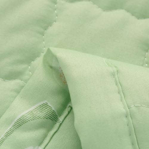 Edredón verano reversible colcha edredones ligera microfibra verde moderna 6