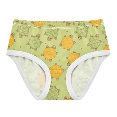 Little Girl Underwear Toddler Panties Kids Undies Cute Turtle Soft Cotton Briefs 2T-8Y