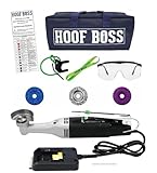 Hoof Boss - Goat Hoof Trimmers Basic Mobile Set - Requires 20 Volt Battery Not Included - Goat Hooves Trimmer Tool Kit - Grinder Discs and Accessories Included