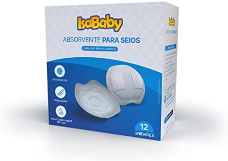 ISABABY Absorvente Para Seios Branco Isababy 12 Unidades