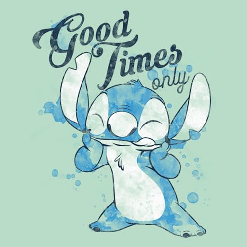 Image of Girl's Lilo & Stitch Sitting in Nature T-Shirt