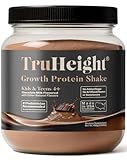TruHeight Growth Protein Shake (Chocolate Milk Flavor, Whey) Tall Nutrition for Natural Growth & Development - Protein Powder for Kids & Teens, Weight Gain Drinks - Picky Eater Vitamin, Taller Ages 4+