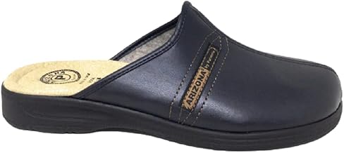 Arizona by Patrizia Classic Men's Winter Slippers Made in Italy Genuine Leather Insole