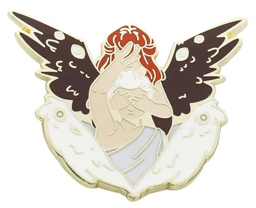 Guess Who Good Omens Aziraphale Crowley Wings �V�g �S �R�[�q�[�}�O Ineffable TV Show 1.4�C���` �G�i�����s���o�b�W