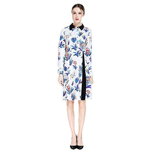 Jupe blanche Yalí opaque coupe word S anti-froissement été