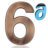 4 Inch Modern House Number, Self Adhesive House Numbers Mailbox Numbers Stickers, Address Number Hou
