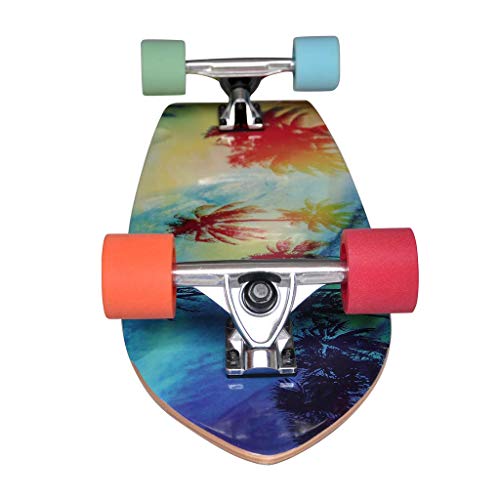 Quest Skateboards Serenity 36" Cruiser Skatebaord Long Board, Blue,Red,Yellow Orange,Green (Qt-Ser36C) #TOP3