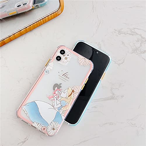 Clear Transparent Soft Tpu Case For Apple Iphone13 Promax Iphone 13 Pro Max Alice's Adventure In Wonderland Cartoon Anime Adorable Lovely Girls Kids #TOP2