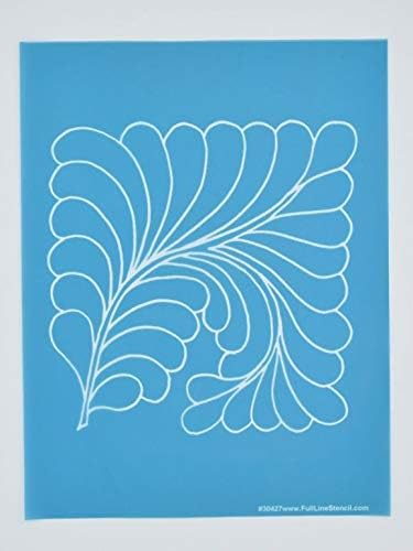Hancy Creations 30427 Feather Square Full Line Stencils