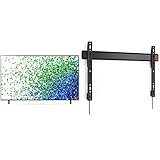 LG 75NANO809PA TV 189 cm (75 Zoll) 4K NanoCell Fernseher & Vogel's Wall 3305 ultrastarke Flache TV Wandhalterung für größe (40-100 Zoll) oder schwere (max. 80 kg) Fernseher, max. VESA 600 x 400