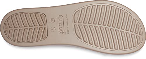 Image of Crocs Women Brooklyn Wedge 206453-159 Oyster W4