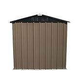 NEW!Outdoor Storage Garden Shed with Door Galvanised Metal Sloped Roof (6FT*4FT) - Image 2