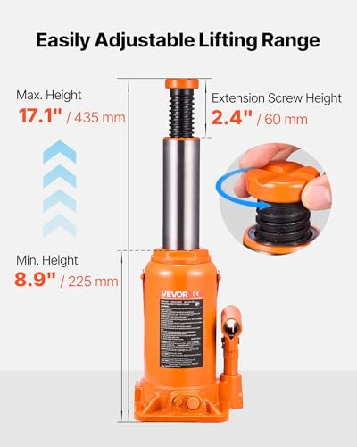 VEVOR 20 Ton Hydraulic Bottle Jack