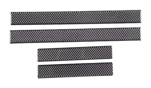 Pegatinas para umbral de puerta en fibra de carbono suave para Maverick 2022