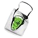 Y2K Alien Cat Meme Silly Cute Headphones Space Kitty Funny Tote Bag
