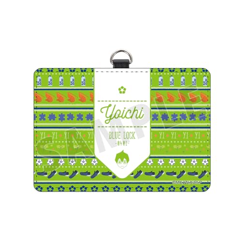 TVアニメ『ブルーロック』 潔 世一 ar-Unity モチーフ柄 ネックストラップ付き2ポケットパスケース