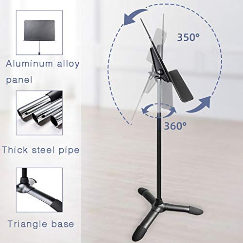 Soporte de trípode para tableta premium con base estable y ajuste ergonómico de piso 3