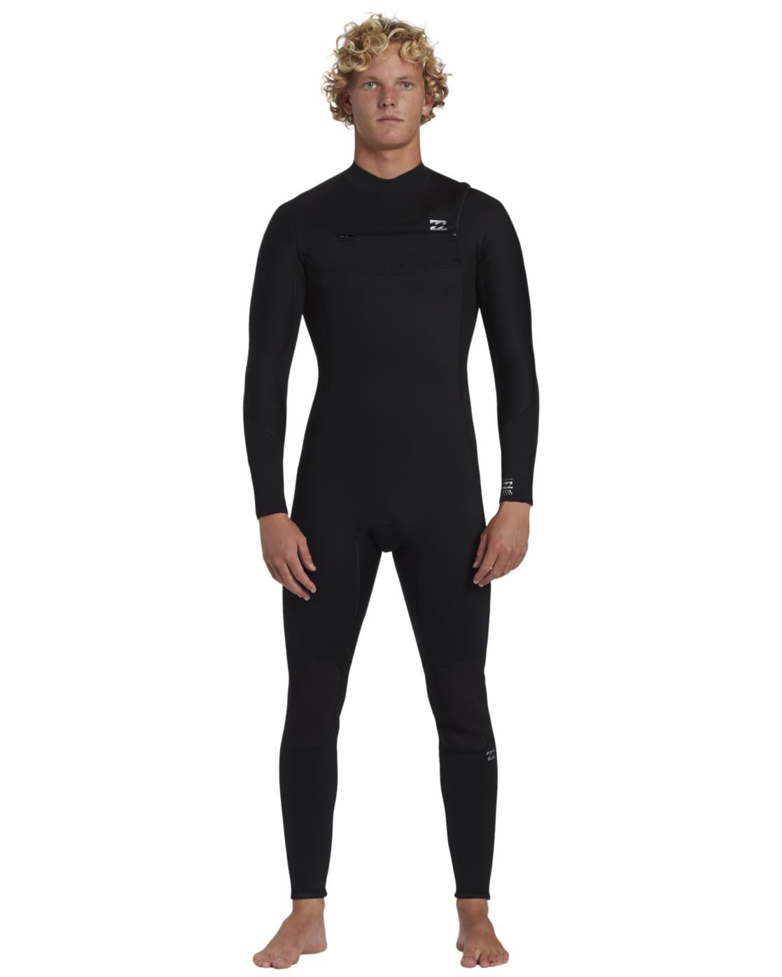 BILLABONG Muta da Uomo con Zip sul Petto da 5/4 mm, a Maniche Lunghe, in Neoprene espanso, parzialmente Riciclata
