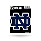 Rico Industries NCAA Notre Dame Fighting Irish Die Cut Team Logo Short Sport Sticker