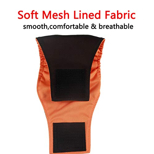 Vecomfy Washable Belly Bands For Male Dogs 4 Pack,Premium Reusable Small Dog Wrap Leakproof Puppy Diapers,Xs #TOP3