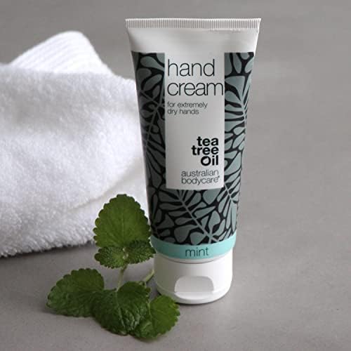 Australian Bodycare Hand Cream for very dry hands | Tea Tree Oil + Mint | Hand cream for Men & Women with cracked hands | Vegan Hand Cream with Tea Tree Oil |100ml