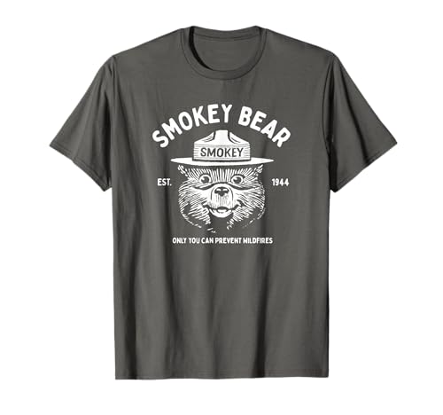 Vintage Smokey Bear Logo Only You Can Prevent Wildfires T-Shirt