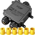 PEBA – PEBA IP68 Wasserdichte Kabelanschlussdose, 3-Wege Outdoor Ka