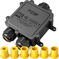 PEBA – PEBA IP68 Wasserdichte Kabelanschlussdose, 3-Wege Outdoor Ka