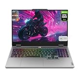 Lenovo LOQ 15AHP10 Gaming Laptop, AMD Ryzen 5 220, 32 GB DDR5 RAM, 1 TB PCIe SSD, 15.6' FHD (1920x1080) IPS Display, NVIDIA GeForce RTX 5050, Deutsches Tastatur-Layout, W11 Home, Luna Grey