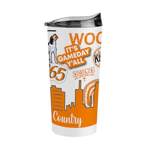 Image of Logo Brands NCAA Native Icons 20 oz Stainless Steel Tumbler - Double Wall Vacuum Insulated