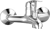 AQUALINE 35 - Rubinetto per vasca da bagno con deviatore, distanza 150 mm, cromato
