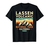 Lassen Volcanic Est 1916 California Retro National Park T-Shirt