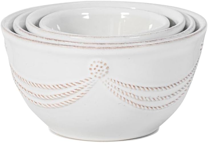 Berry & Thread Nesting Prep Bowl Set/4 - Whitewash