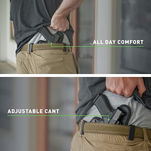 Alien Gear Cloak Tuck 3.5 Iwb Holster - Everyday Carry Gear - Custom Fit - Full Cant & Ride Height Adjustable - Made In The Usa - Glock - 19 - Right Handed #TOP4