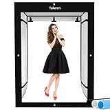 Professional Large Photo Light Box Photography Studio, Takerers 47x39x78inch LED Dimmable Shooting T