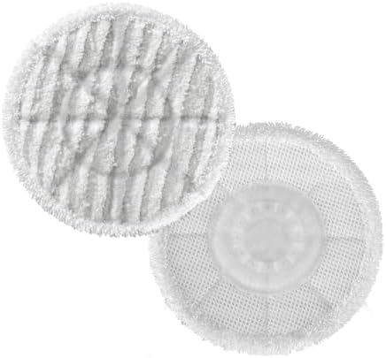 KEEPOW Ersatz-Dampfreiniger-Pads für Shark Dampfreiniger S6002UK S7201UK S8201UK, wiederverwendbare rotierende Power-Reinigung All-in-One Wischpads