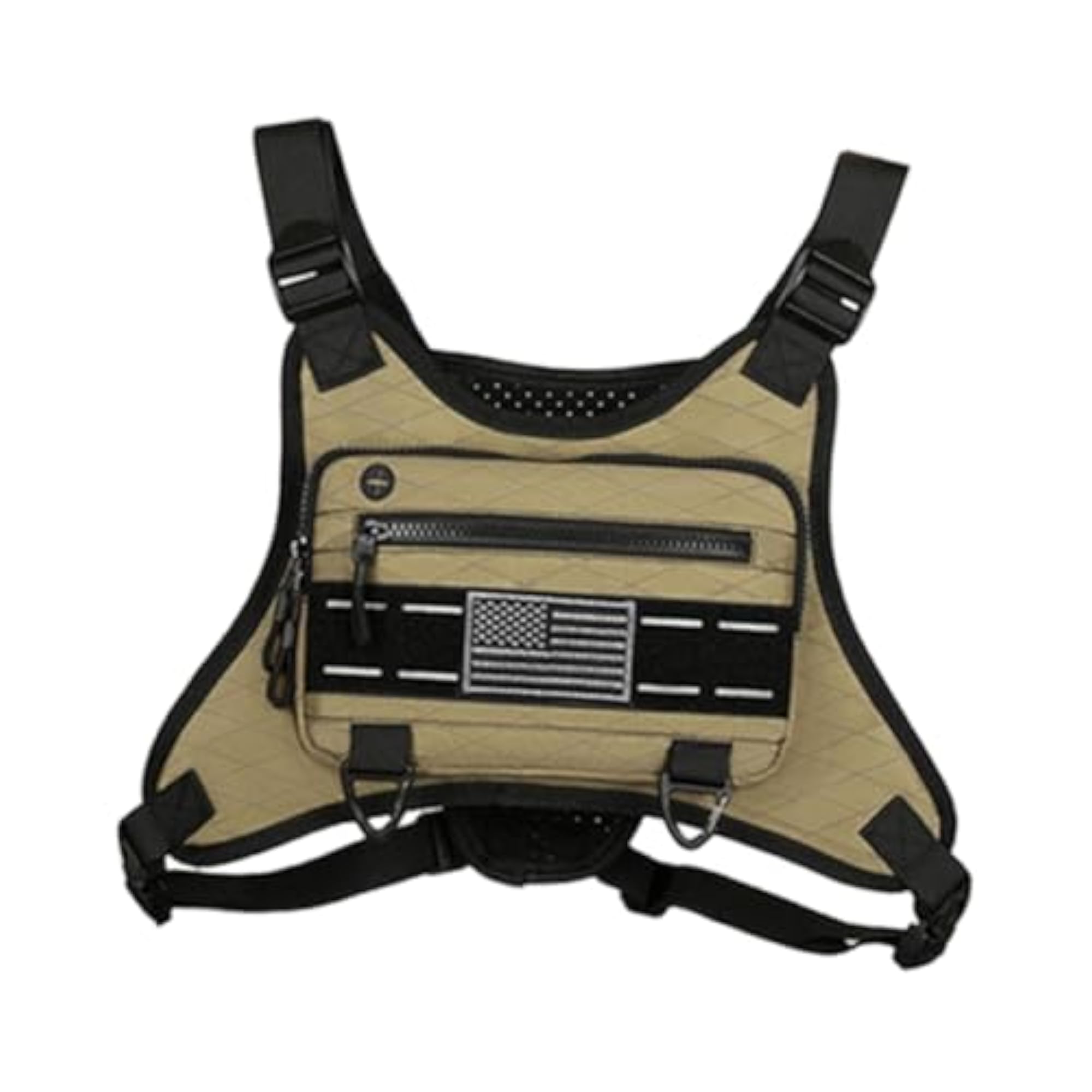 Outdoor Sports Chest Bag with Smooth Zipper