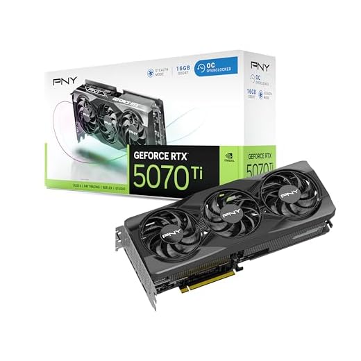 PNY NVIDIA GeForce RTX 5070 Ti 16GB Overclocked Triple Fan Graphics Card (DLSS 4, PCIe® 5.0, HDMI®/DP 2.1, 2.9-Slot)