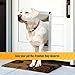 Large Dual Flap Heavy Duty Rustproof Dog Doors for Exterior Doors - Solid Aluminum Frame with Magnetic Closure on Polyurethane Flap All The Way Around for Optimal Seal to Keep Bad Weather Out