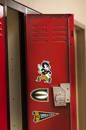 Image of Emporia State University 8ct Vinyl Large Deluxe Stickers Variety Pack - Laptop, Water Bottle, Scrapbooking, Tablet, Skateboard, Indoor /Outdoor - Set of 8