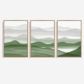 signwin 3 Piece Framed Canvas Wall Art Colorful...